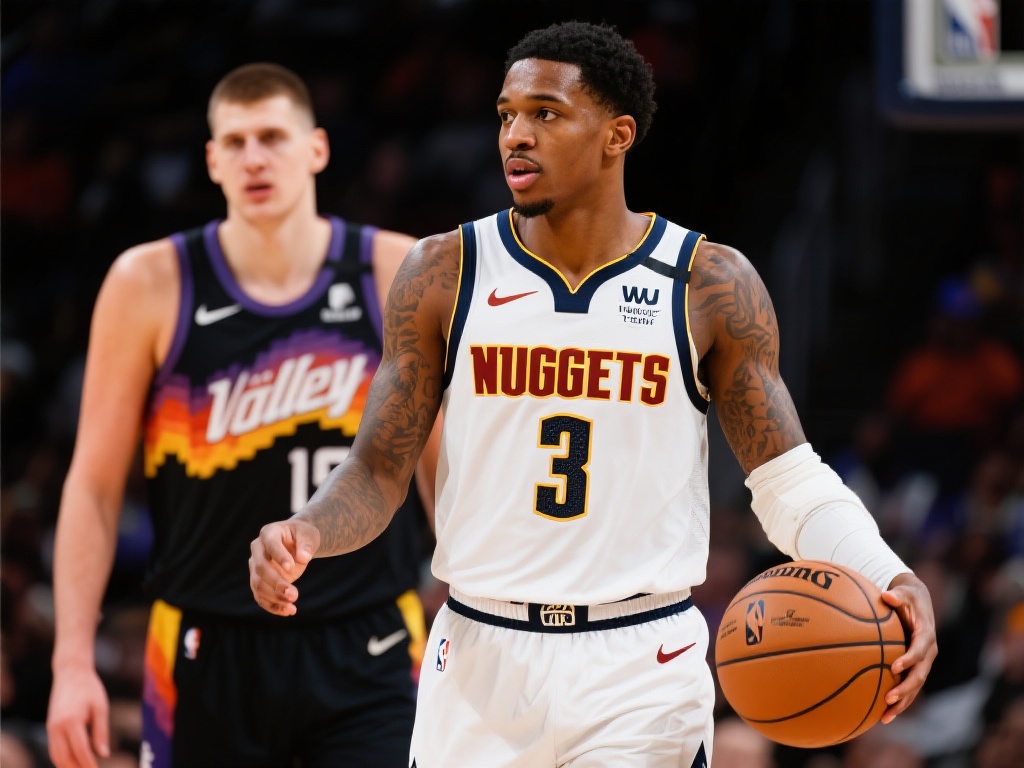 相较于约基奇和戈登的稳定性，掘金主力控卫